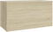 vidaXL - Opbergkist - 84x42x46 - cm - bewerkt - hout - sonoma - eikenkleurig