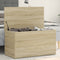 vidaXL - Opbergkist - 84x42x46 - cm - bewerkt - hout - sonoma - eikenkleurig