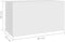 vidaXL - Opbergkist - 84x42x46 - cm - bewerkt - hout - wit