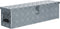 vidaXL - Opbergkist - 90,5x35x40 - cm - aluminium - zilverkleurig