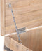 vidaXL - Opbergkist - 90x40x40 - cm - massief - acaciahout