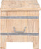 vidaXL - Opbergkist - 90x40x40 - cm - massief - acaciahout