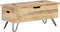vidaXL - Opbergkist - 90x40x45 - cm - massief - mangohout
