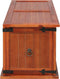 vidaXL - Opbergkist - 90x45x40 - cm - massief - acaciahout
