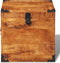 vidaXL - Opbergkist - kubusvormig - ruw - mangohout