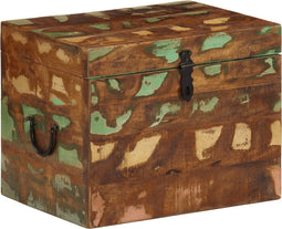 vidaXL - Opbergkist - massief - gerecycled - hout