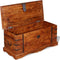 vidaXL - Opbergkist - massief - hout