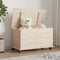 vidaXL - Opbergkist - met - wielen - ALTA - 73x39,5x44 - cm - massief - grenenhout