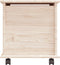 vidaXL - Opbergkist - met - wielen - ALTA - 73x39,5x44 - cm - massief - grenenhout