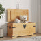 vidaXL - Opbergkist - Mexicaans - grenenhout - Corona-stijl - 91x49,5x47 - cm