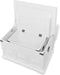 vidaXL - Opbergkisten - set - wit - 2 - st