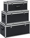 vidaXL - Opbergkoffers - 3 - st - aluminium - zilverkleurig