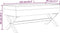 vidaXL - Opbergkruk - 110x45x49 - cm - fluweel - donkergrijs