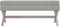 vidaXL - Opbergkruk - 110x45x49 - cm - fluweel - lichtgrijs