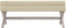 vidaXL - Opbergkruk - 110x45x49 - cm - linnen