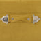 vidaXL - Opbergkruk - 40 - cm - fluweel - mosterdgeel