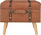 vidaXL - Opbergkruk - 40 - cm - kunstleer - tan