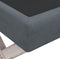 vidaXL - Opbergkruk - 45x45x49 - cm - fluweel - donkergrijs