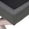 vidaXL - Opbergkruk - 45x45x49 - cm - stof - donkergrijs