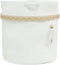 vidaXL - Opbergmand - Ø - 38x36 - cm - katoen - wit