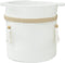 vidaXL - Opbergmand - Ø - 38x36 - cm - katoen - wit