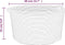 vidaXL - Opbergmand - Ø - 40x25 - cm - katoen - bruin - en - wit