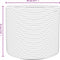 vidaXL - Opbergmand - Ø - 40x35 - cm - katoen - bruin - en - wit