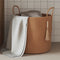 vidaXL - Opbergmand - Ø - 40x35 - cm - katoen - bruin
