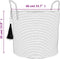 vidaXL - Opbergmand - Ø - 40x35 - cm - katoen - bruin