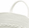 vidaXL - Opbergmand - Ø - 43x38 - cm - katoen - grijs - en - wit
