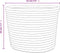 vidaXL - Opbergmanden - 2 - st - Ø - 24x18 - cm - katoen - grijs - en - wit
