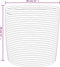 vidaXL - Opbergmanden - 2 - st - Ø - 28x28 - cm - katoen - grijs - en - wit
