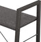 vidaXL - Opbergmeubel - met - 3 - lagen - 56x35x108 - cm - zwart