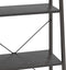 vidaXL - Opbergmeubel - met - 3 - lagen - 56x35x108 - cm - zwart