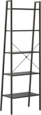 vidaXL - Opbergmeubel - met - 5 - lagen - 56x35x174 - cm - zwart