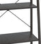 vidaXL - Opbergmeubel - met - 5 - lagen - 56x35x174 - cm - zwart