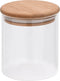 vidaXL - Opbergpotten - met - bamboe - deksel - 6 - st - 600 - ml - glas
