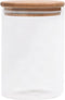 vidaXL - Opbergpotten - met - bamboe - deksels - 4 - st - 800 - ml - glas