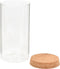 vidaXL - Opbergpotten - met - kurken - deksel - 6 - st - 1400 - ml - glas