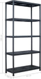 vidaXL - Opbergrek - 260 - kg - 90x40x180 - cm - kunststof - zwart