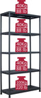 vidaXL - Opbergrek - 260 - kg - 90x40x180 - cm - kunststof - zwart