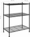 vidaXL Opbergrek 3-laags 150 kg 60x35x76 cm zwart