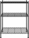 vidaXL Opbergrek 3-laags 150 kg 60x35x76 cm zwart