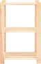vidaXL - Opbergrek - 3-laags - 60x38x90 - cm - massief - grenenhout - 150 - kg