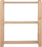 vidaXL - Opbergrek - 3-laags - 80x28,5x90 - cm - massief - grenenhout