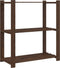 vidaXL - Opbergrek - 3-laags - 80x38x90 - cm - massief - grenenhout - bruin