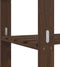 vidaXL - Opbergrek - 3-laags - 80x38x90 - cm - massief - grenenhout - bruin