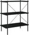 vidaXL - Opbergrek - 3-laags - 80x40x92 - cm - zwart