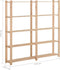 vidaXL - Opbergrek - 5-laags - 170x28,5x170 - cm - massief - grenenhout
