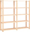 vidaXL - Opbergrek - 5-laags - 170x38x170 - cm - massief - grenenhout - 500 - kg